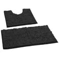 thumbnail image 2 of Alfombras de Baño Luxurux Sin Resbalón Súper Suave Chenille de Baña de Baño de Lujo Juego de Contono, Alfombra de Ducha de Lujo Suave +Tocador. LuxUrux tapetes para baño, 2 of 9
