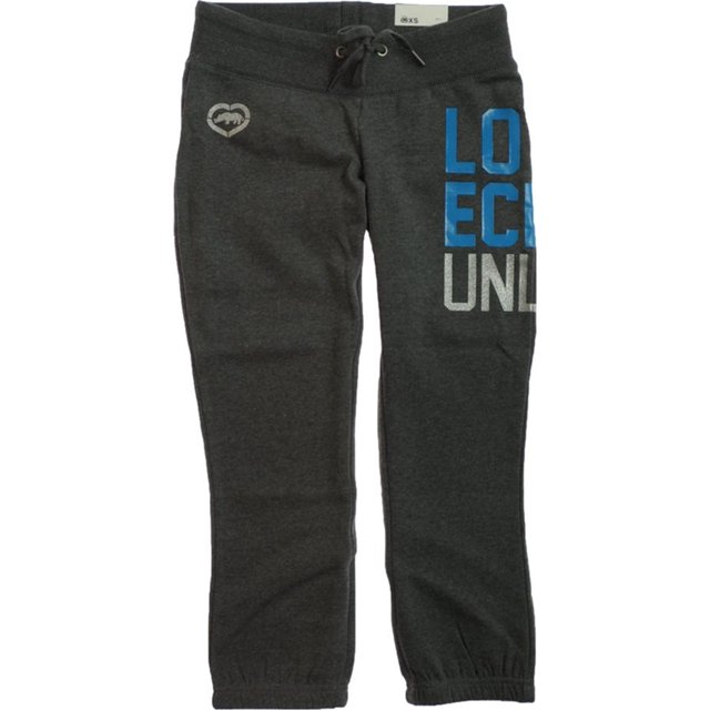 Ecko Unltd. Pantalones de chándal casuales Bbottom Loveri para mujer, gris, pequeño Ecko Unltd. Pantalones deportivos