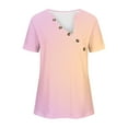 thumbnail image 3 of Women Fashion Tops Trendy Grey Shirts for Women Graphic Hide Belly Tunic 2025 Summer, 3 of 5