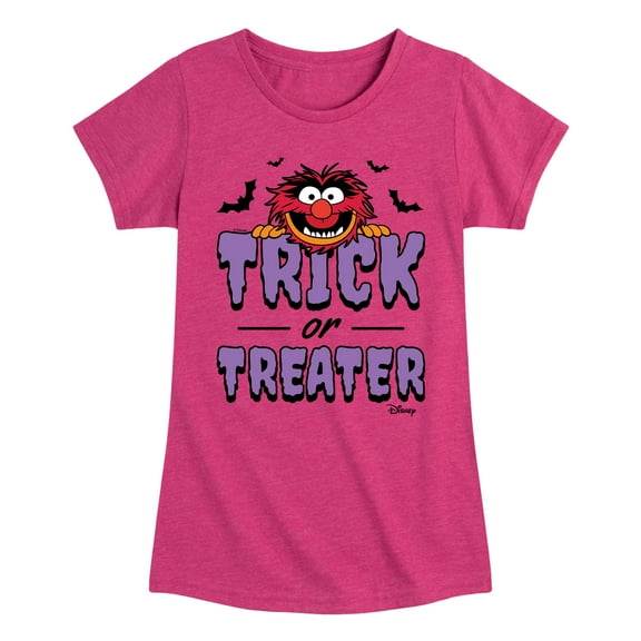 The Muppets - Animal Trick Or Treater - Toddler & Youth Girls Short Sleeve Graphic T-Shirt