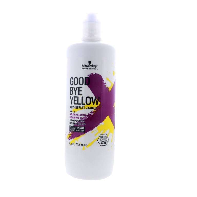 Schwarzkopf, Goodbye Yellow Neutralizing Wash Shampoo, 33.8oz