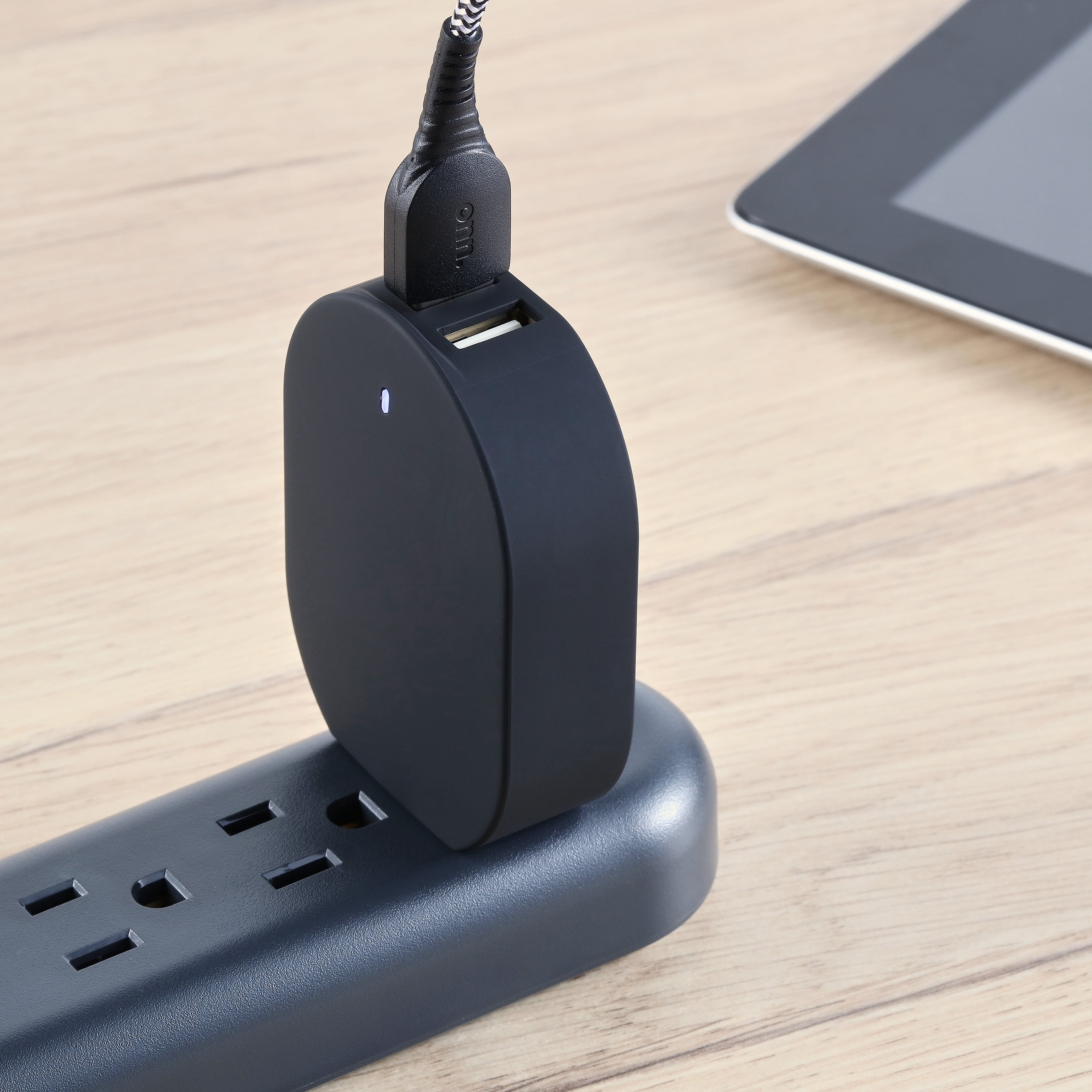 onn. Dual-Port Wall Charging Kit with USB-C to USB Cable