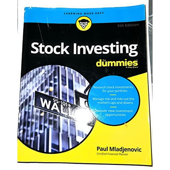 Pre-Owned Stock Investing For Dummies, 5th Edition (For Dummies (Business & Personal Finance)), 9781119239284, 1119239281, Paperback, 5 edition