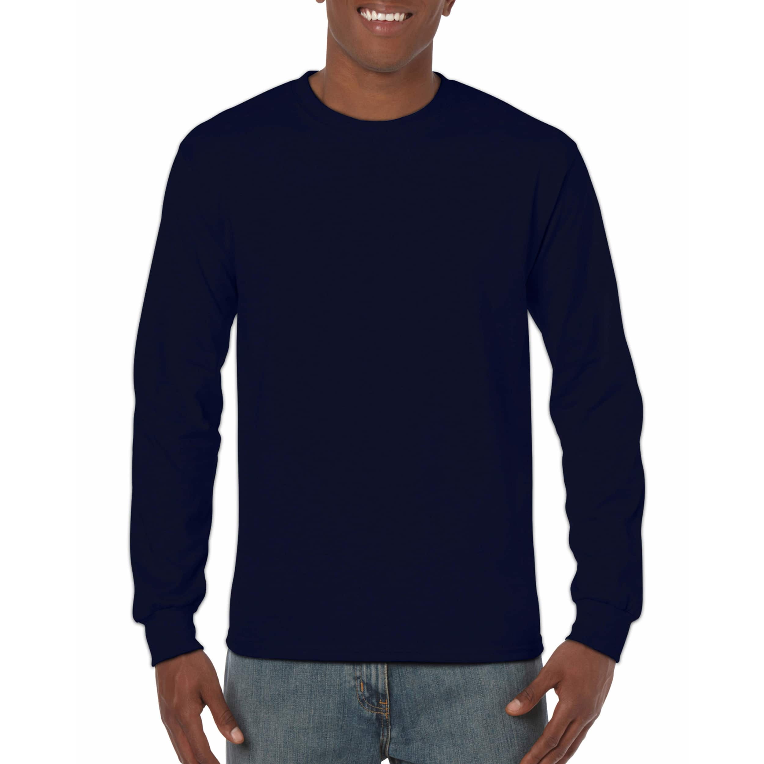 Regeneratie Herdenkings atoom Gildan® Long Sleeve Crew Neck Adult T-Shirt - Walmart.com