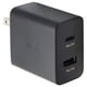 thumbnail image 1 of Samsung Adaptador de Corriente PD Duo de 35 W con Puertos USB y USB-C, Color Negro, 1 of 3