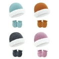 thumbnail image 5 of Fashionable Hat Mittens Set Fleece Cap And Gloves For Stylish Outfits And Daily Outdoor Activity, 5 of 7
