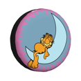 thumbnail image 1 of Cute Cartoon Garfield Spare Tire Cover Wheel Protectors For Trailer Rv Suv Truck Camper Travel Fits For Tire Diameter 17 Inch, 1 of 6