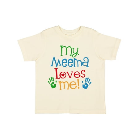 

Inktastic My Meema Loves Me Gift Gift Toddler Boy or Toddler Girl T-Shirt