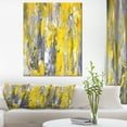 thumbnail image 1 of Design Art - Grey and Yellow Abstract Pattern, 1 of 3