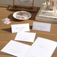 Gartner Studios White Pearl Place Cards, 3.75” X 1.75” 48 Count