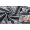 thumbnail image 4 of Xinwanna Sleeper Sofa Couch w/Pull Out Bed, Modern Velvet Convertible Sleeper Sofa Bed, Small Love seat Sofa Bed with 2 Pillows & Side Pockets for Small Space, Living Room, Apartment, Grey, 4 of 8