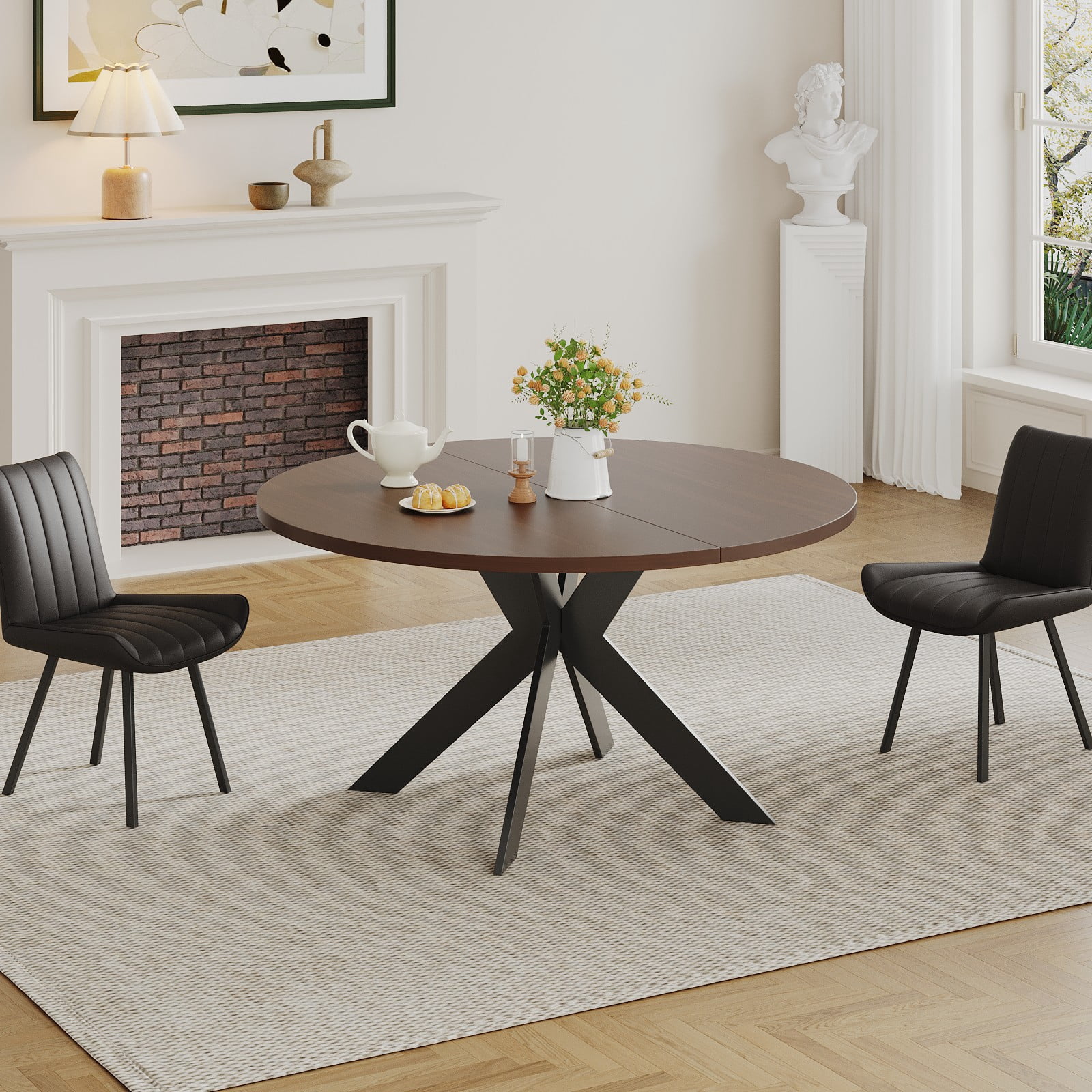 Round Dining Table, 115cm