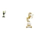 thumbnail image 1 of Figura de escritorio, camarero, rana, estatua de caballo, adorno decorativo, material de resina, adecuado para oficina, hogar, escritorio, estante, sa, 1 of 8