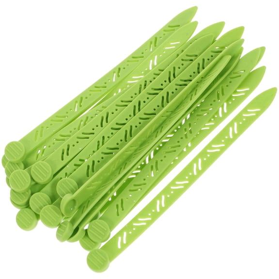 QIFULL 20Pcs Green Hairdressing Tool Perm Rods Curlers for Long and Short Hair Styling