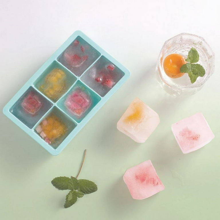 Large Cube Silicone Ice Tray, Giant Ice Cubes Keep Your Drink Cooled for  Hours, Reusable & BPA Free 