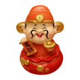 thumbnail image 2 of Estatua china Feng Shui Regalos Figura tradicional Resina Adorno Escultura para Dios de la Riqueza, 2 of 9