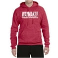 thumbnail image 2 of Wild Bobby Waymaker Inspirational/Christian Unisex Graphic Hoodie Sweatshirt, Vintage Heather Red, Large, 2 of 5