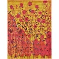 thumbnail image 2 of Unique Loom Symphonia Estrella Rug Yellow/Light Blue 9' x 12' 2" Floral Modern Perfect For Living Room Bed Room Dining Room Office, 2 of 2