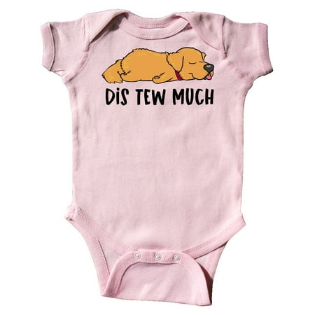 

Inktastic Napping Dis Tew Much Long-haired Retriever Gift Baby Boy or Baby Girl Bodysuit