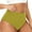 Green, variant on Women's Swimming Trunks - 4-Layer Leak Proof Sanitary Underwear, High Waist, Nylon/Spandex - Athletic Swim Bottoms