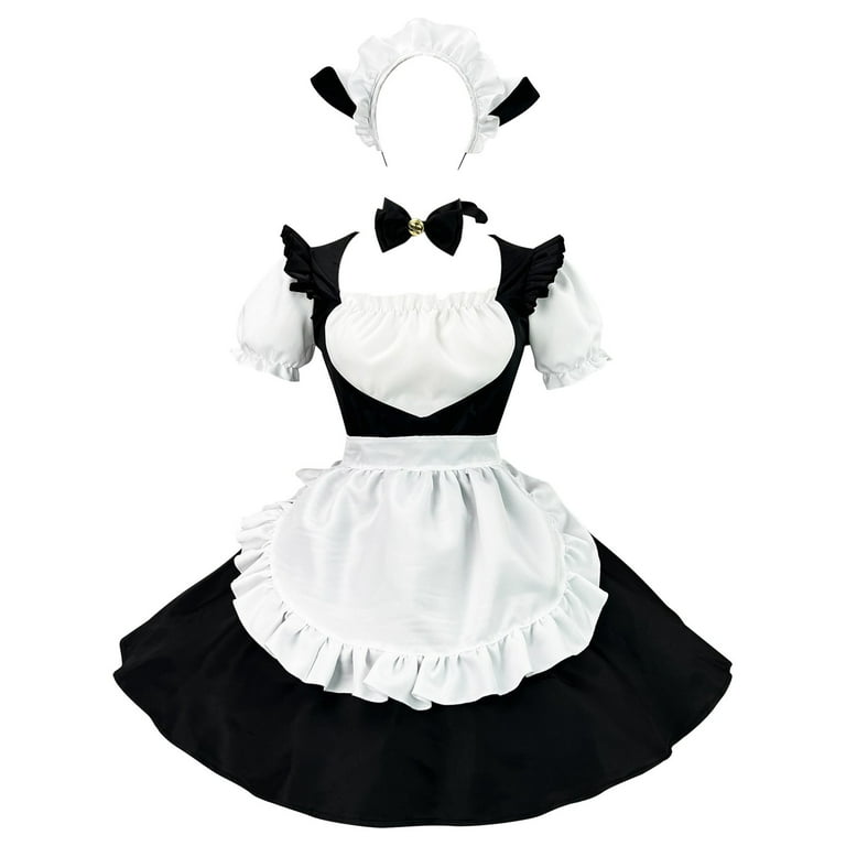knee length dresses for ladies Gothic Maid Dress main image 1