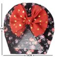 thumbnail image 2 of LNMQLPDBS Newborn Beanie Cap Top Bowknot Head Wrap Infant Toddlers Soft Floral Printed Hat Baby Turban Hats Baby Caps 0-6 Months Hospital Caps Beanies Bonnets for Girls Infants, 2 of 2