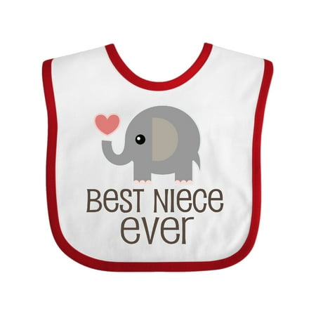 

Inktastic Best Niece from Aunt Gift Baby Girl Bib