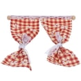 thumbnail image 3 of Shisuyan Mini Curtain Miniature House Flower Window Curtain Tiny House Window Accessory, 3 of 8