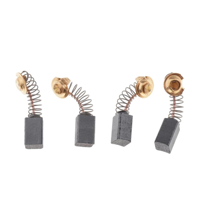 Cepillos de Carbono de 4 Piezas con Soporte, Piezas de Herramientas de Eléctrico para 999021 SOLEDAD Escobillas de carbón de 4 piezas con base