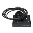 thumbnail image 2 of Adaptador de panel frontal USB, concentrador USB 3.2 de panel frontal con puertos de EE. UU. Concentrador de EE. UU. diseñado para la perfección, 2 of 12