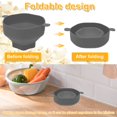 thumbnail image 3 of 2 Pcs Moule à Maïs Soufflé pour Micro-Ondes Réutilisable en Silicone avec Couvercle et Poignée, Bol à Maïs Soufflé Pliable Résistant à la Chaleur, Va au Lave-Vaisselle pour la Maison et les Fêtes, 3 of 8
