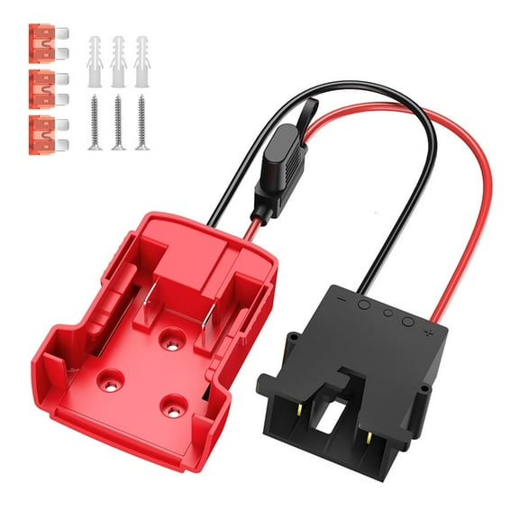 Upgraded Power Supply Adapter For Electric Riding Toy 40Amp Fuses 12AWG Wire