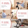 Arm and Leg Pedal Exerciser Bike for Seniors, Adjustable Resistance ...