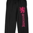 thumbnail image 2 of Harry Potter Gryffindor Lion Men's Black Sleep Pajama Pants-XS, 2 of 5