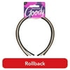 Goody Fabric Covered Headbands for All Hair Types, Neutral Tones, Comfort Fit, 3 Ct