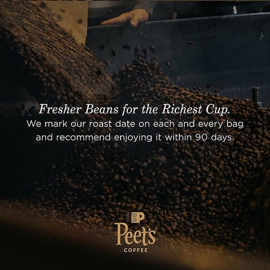 Peet's Coffee Espresso Roast, Dark Roast Whole Bean Coffee, 32 oz Bag
