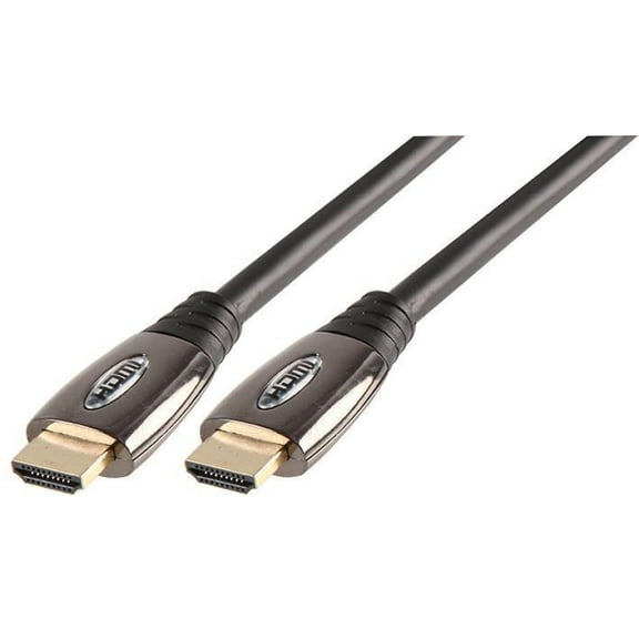 PRO SIGNAL High Speed HDMI Lead, Chrome Connectors, Gold Plated, 3m Black
