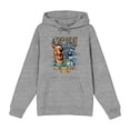thumbnail image 5 of Scooby-Doo Mystery, Inc. Tour Adult Heather Gray Long Sleeve Hoodie-Medium, 5 of 7
