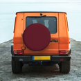 thumbnail image 6 of Naloa Maroon PVC Leather Spare Tire Wheel Cover Spare Tire Cover, for Car Truck SUV Camper Trailer Universal Fit(14-17in)-16 inch, 6 of 6