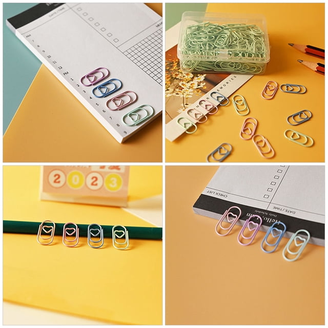MERRYHAPY 200Ud Clips Para Oficina En Metal Resistente Ideales Para Marcapáginas Y Manualidades