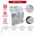 thumbnail image 5 of Aqua Teal Coastal Table Runner 90 Inches Long,Summer Beach Starfish Coral Nautical Cotton Linen Table Runners Dresser Scarves,Decorative Tabletop Scarf Furniture Cover for Home Dinner Party 13"x90", 5 of 8