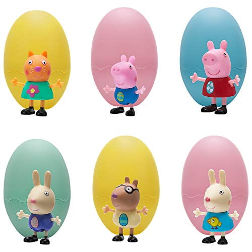 Toy Topic Peppa Pig Easter Egg Pack of 6 - Walmart.com - Walmart.com