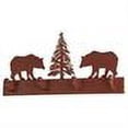thumbnail image 2 of Meyda 134177 24 in. Bear on The Loose 4 Hooks Coat Rack, Rust, 2 of 2