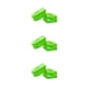thumbnail image 2 of Eigraketly 1 par de botas de manivela para bicicleta, accesorio de protección conveniente, cubierta protectora práctica profesional confiable Verde 3piezas, 2 of 6
