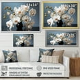 thumbnail image 4 of Designart "Still Life Photography Of White Orchids II" Orchids Floater Framed Wall Art Prints, 4 of 5