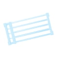 thumbnail image 4 of Retractable Rack Shelf 50-80cm No Need to Drill Storage Rack Shelf for Cupboard Wardrobe(Light Blue), 4 of 8