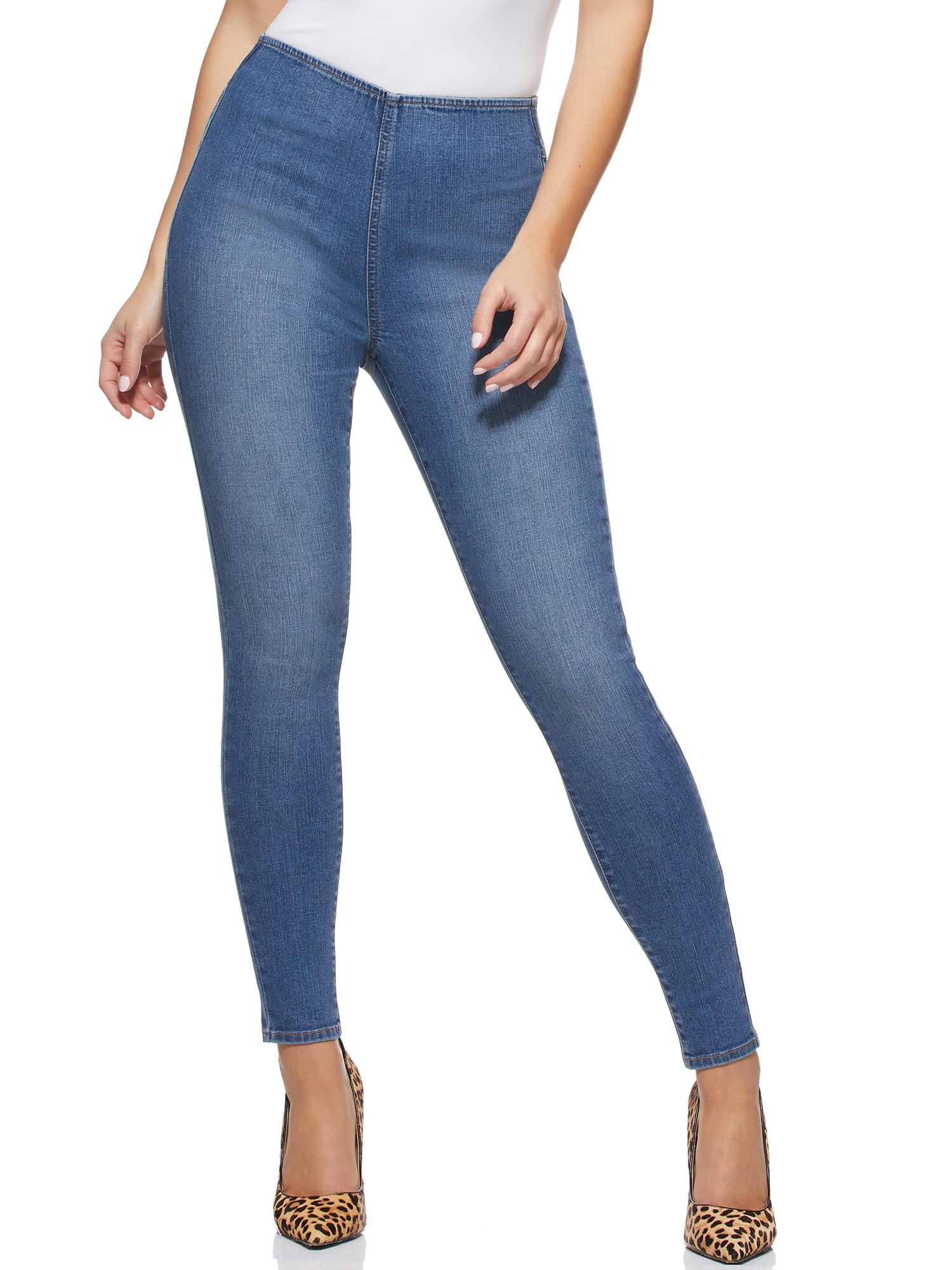Skinny Stretch Pull-On Jeggings For Curvy 