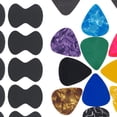 thumbnail image 3 of Empuñaduras para Púas de Guitarra, Accesorios de Guitarra Piezas de Púas de Guitarra Cómodas Soporte Duradero para Púas de Guitarra, para Bajo Eléctri , Negro 22 piezas Sunnimix Titular de selecciones, 3 of 3
