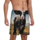 thumbnail image 2 of Fotbe Cute Prairie Cow Pantalones Cortos de Pijama para Hombre, Ropa de Dormir, Pantalones de Pijama Cortos para Hombre-4X-Large, 2 of 6
