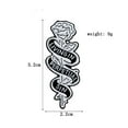 thumbnail image 3 of Enamel Pin Heart Coffin Science Chemical Cobweb Brooch Unisex Pin Cartoon Lapel Pin Button Badges Bag Decoration, 3 of 8